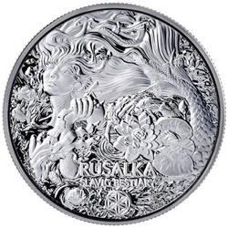 Slavic Bestiary: Rusalka 500 Francs 1 oz Silber 2022 Coin 