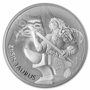 South Korea: ZI:SIN Taurus 1 oz Silber 2021