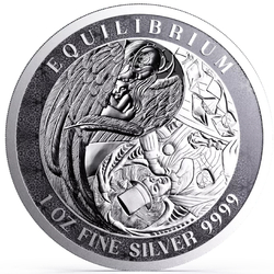 Tokelau: Equilibrium 1 oz Silber 2024