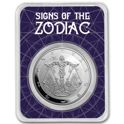 Tokelau: Zodiac Series - Libra 1 oz Silber 2024 Slab