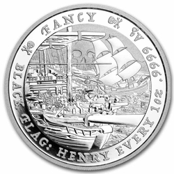 Tuvalu: Black Flag - The Fancy 1 oz Silver 2023 Coin