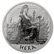 Tuvalu: Gods of Olympus - Hera 1 oz Silber 2022