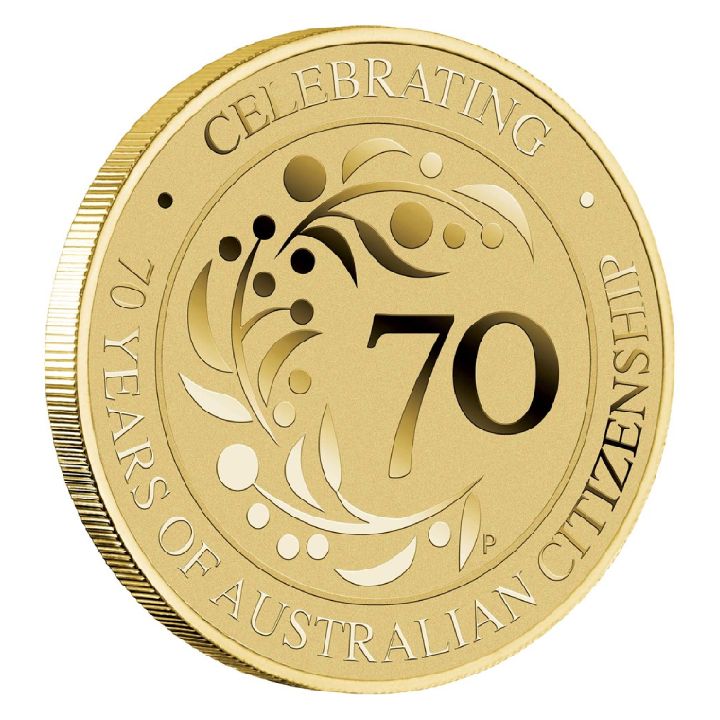  70 Years of Australian Citizenship Aluminium Bronze 2019