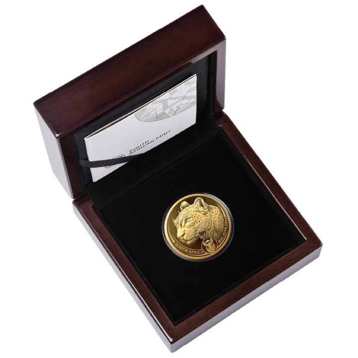  Big Five: Leopard 1 oz Gold 2020 Proof