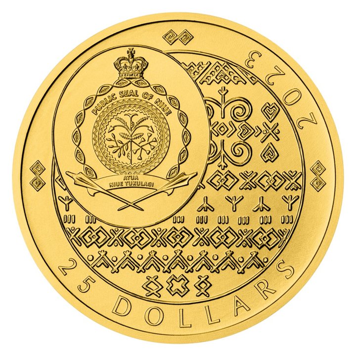  Niue: Slovakia Eagle 1/2 oz Gold 2023