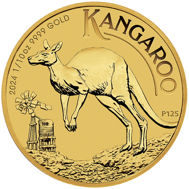 Australisches Känguru 1/10 oz Gold 2024