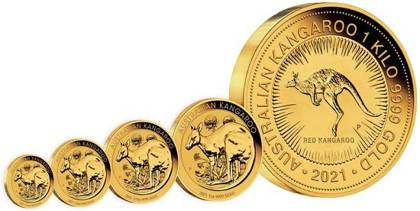 Australisches Känguru 1 oz Gold 2021