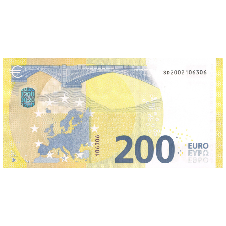 Banknote 200 Euro (200 EUR) Circulated 