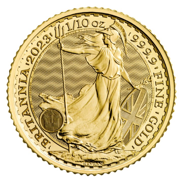 Britannia - King Charles III 1/10 oz Gold 2023