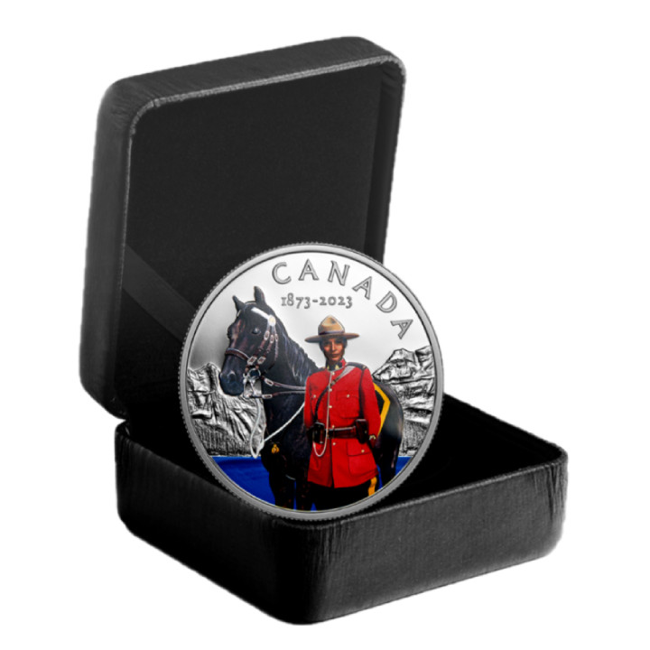 Canada: 150th Anniversary of the RCMP coloured $20 Silber 2023 Proof Coin 