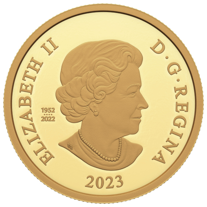 Canada: His Majesty King Charles III's Royal Cypher $200 Gold 2023 Proof 