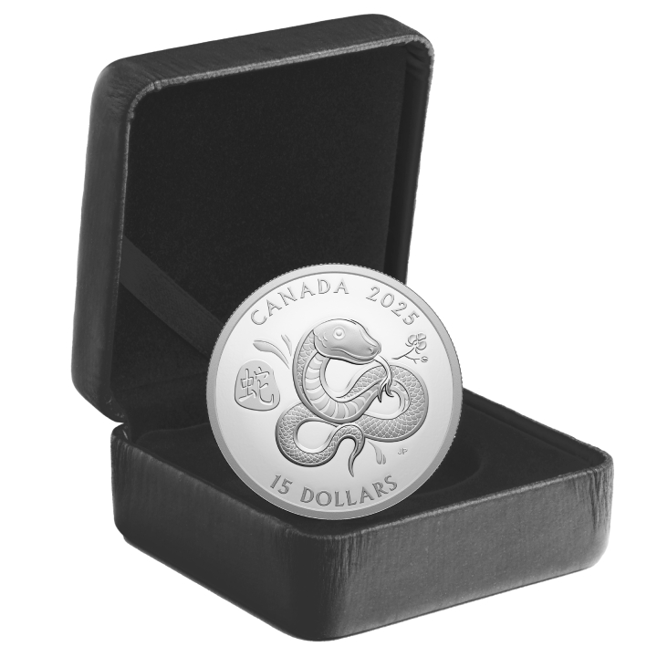 Canada: Lunar Year of the Snake 1 oz Silber 2025 Proof 