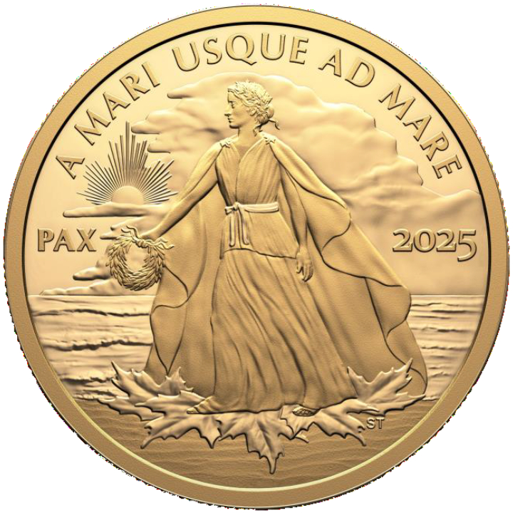 Canada: Peace Dollar 1 oz Gold 2025 Proof Coin