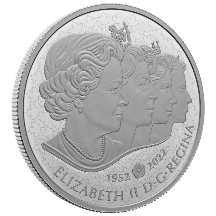 Canada: Queen Elizabeth II’s Reign $50 Silber 2022 Proof Coin 