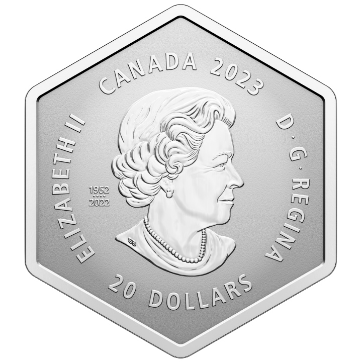 Canada: Snowflake $20 Silber 2023 Reverse Proof 