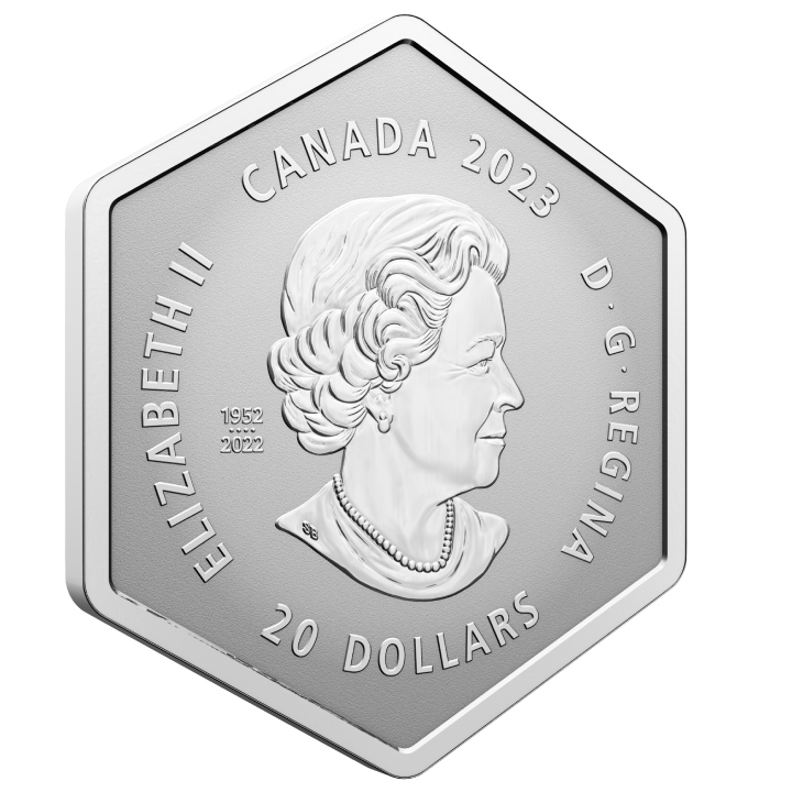 Canada: Snowflake $20 Silber 2023 Reverse Proof 