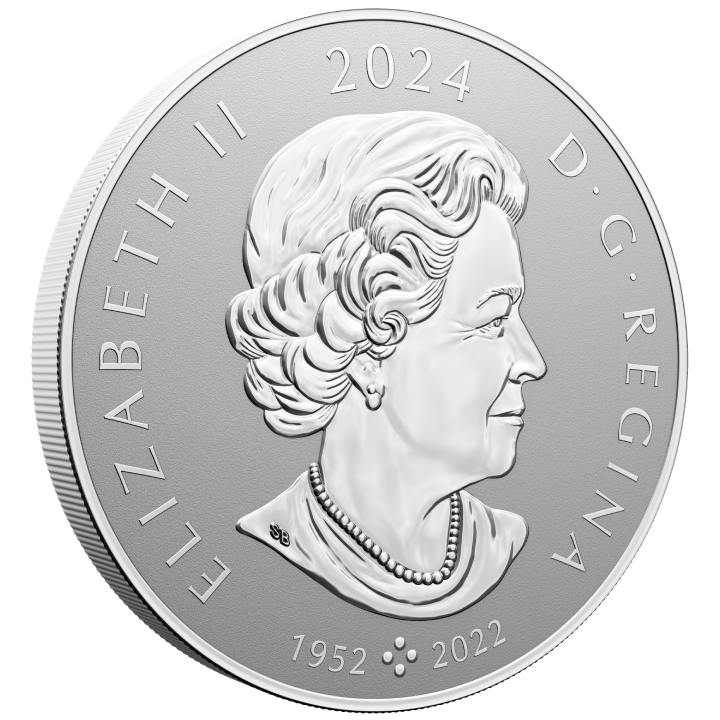 Canadian Maple Leaf $250 Silber 2024 Reverse Proof