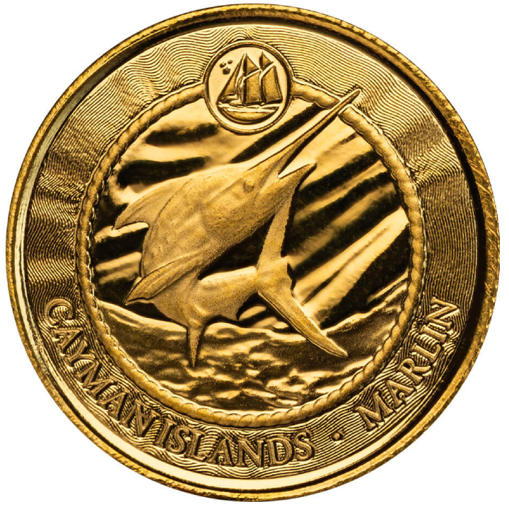 Cayman Islands: Marlin 1/10 oz Gold 2024 Prooflike