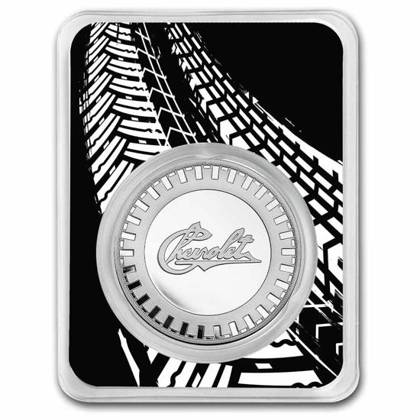 Chevrolet Genuine Parts Logo (1934-1940) 1 oz Silber Certipack