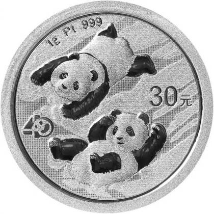 Chinese Panda 1 gram Platin 2022