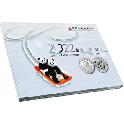 Chinese Panda 1 gram Platin 2022