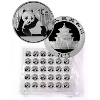 Chinese Panda 1 oz Silber 2015