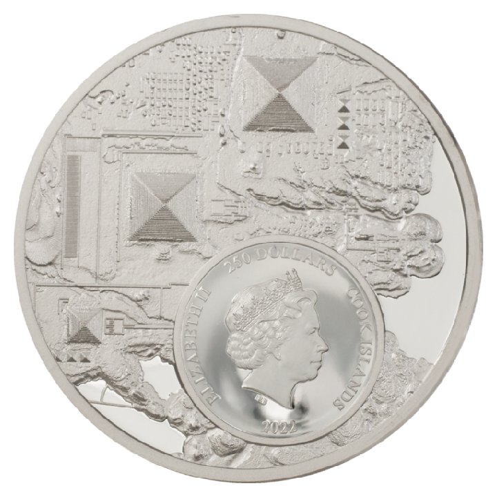 Cook Islands: Legacy of the Pharaohs 1 oz Platinum 2022 Proof Ultra High Relief