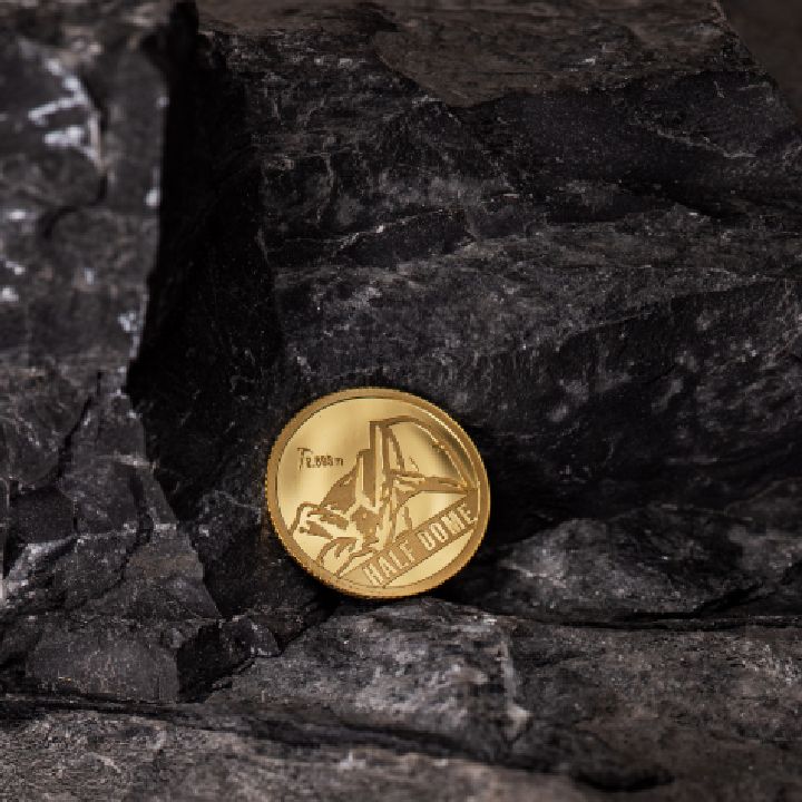 Cook Islands: Mountains – Half Dome 0,5 gram Gold 2023 Proof