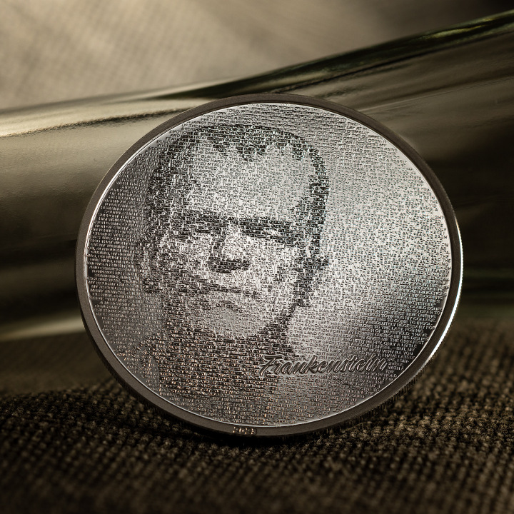 Cook Islands: Typefaces - Frankenstein 1 oz Silber 2023 Proof 