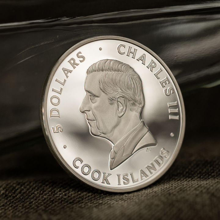 Cook Islands: Typefaces - Frankenstein 1 oz Silber 2023 Proof 