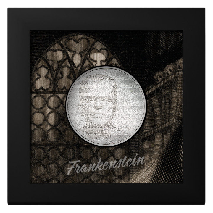 Cook Islands: Typefaces - Frankenstein 1 oz Silber 2023 Proof 