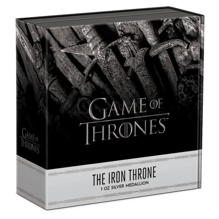 Game of Thrones - Iron Throne 1 oz Silber 2022 Antiqued Finish