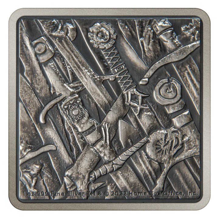 Game of Thrones - Iron Throne 1 oz Silber 2022 Antiqued Finish