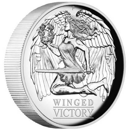 Geflügelter Sieg 1 oz Silber 2021 Proof High Relief