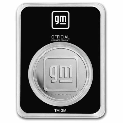 General Motors Modern Logo (2021-Present) 1 oz Silber Certipack