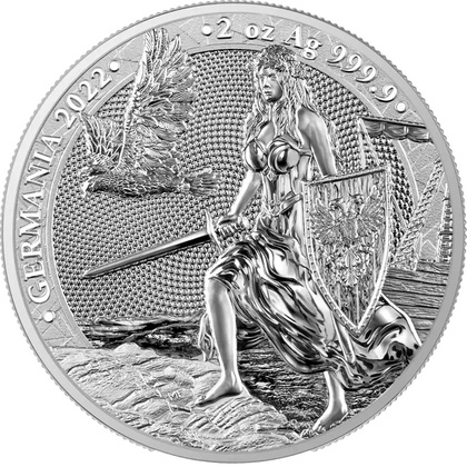 Germania 2 oz Silber 2022