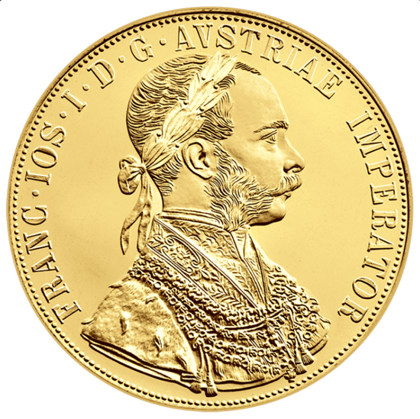 Gold Austrian 4 Ducat 1915  (Brand New)