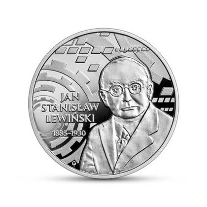 Great Polish Economists: Stanisław Lewiński 10 PLN Silber 2022 Proof