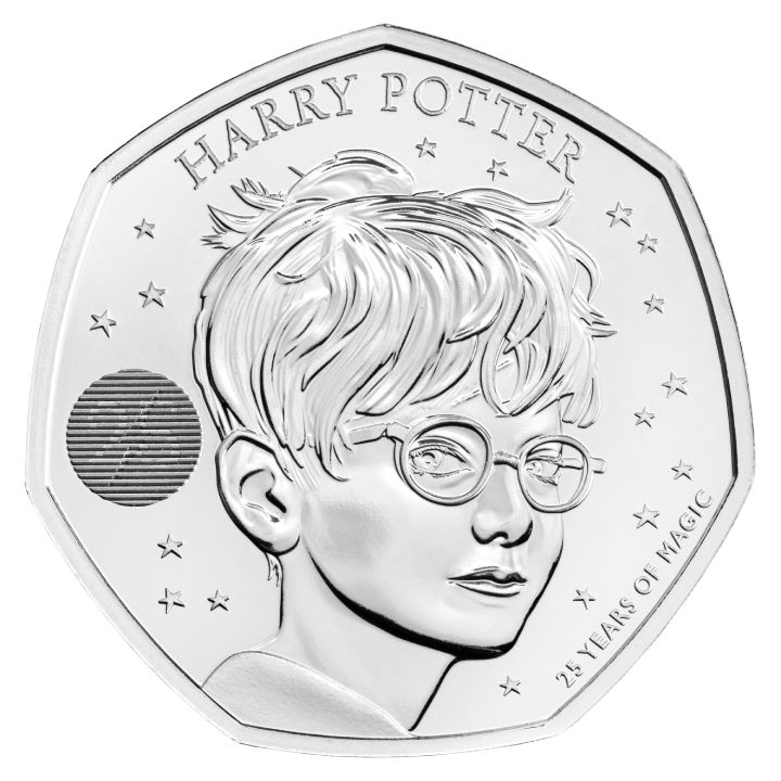 Harry Potter 25th Anniversary 50p Cupro-nickel 2022 