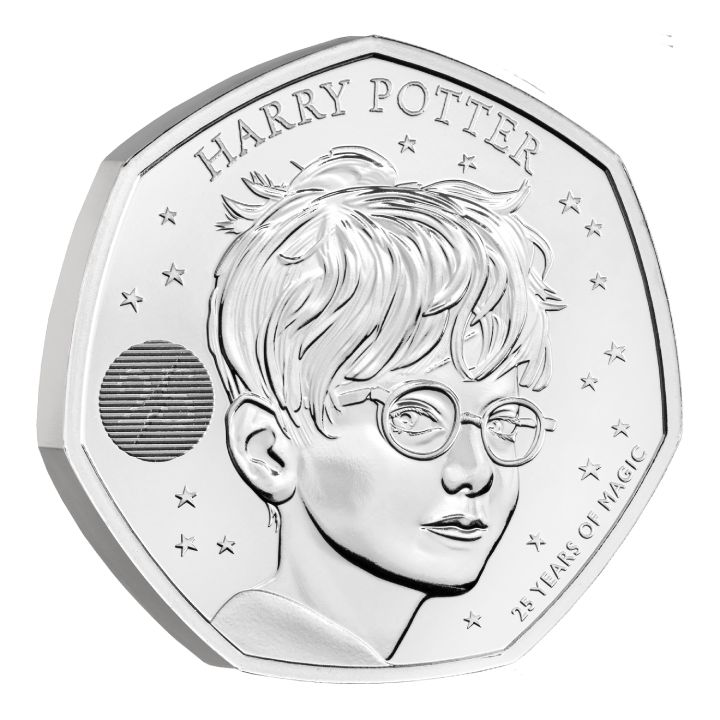 Harry Potter 25th Anniversary 50p Cupro-nickel 2022 