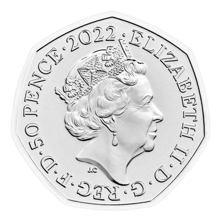 Harry Potter 25th Anniversary 50p Cupro-nickel 2022 