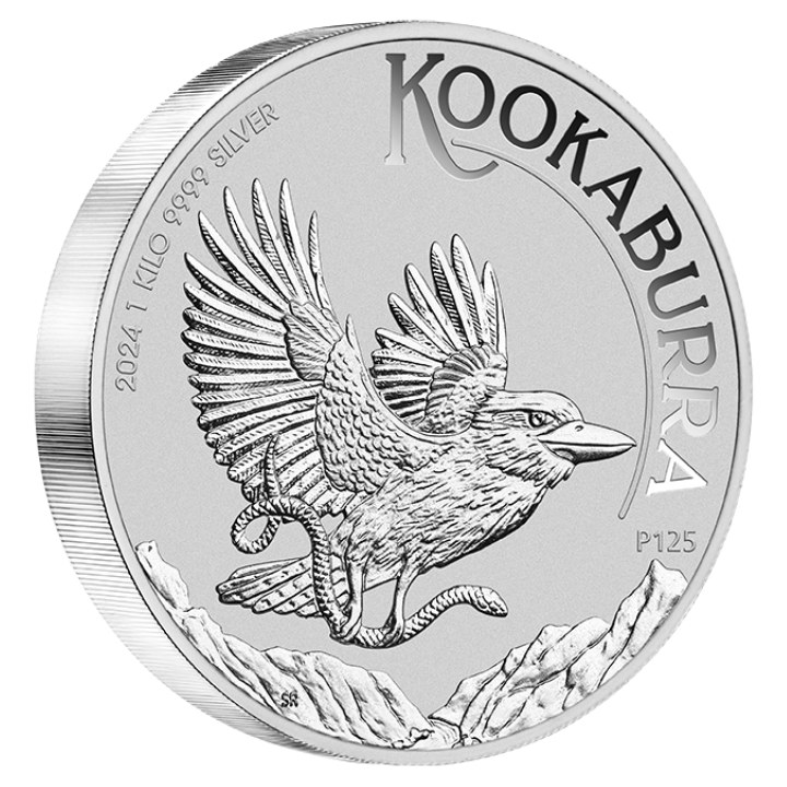 Kookaburra 1000 gramm Silber 2024