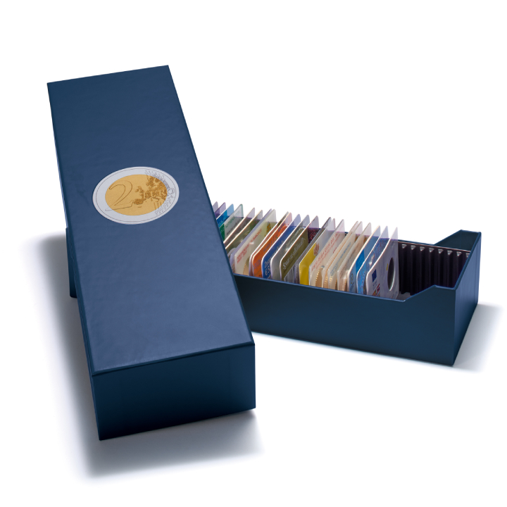 Leuchtturm - LOGIK archive box for 40 x 2 Euro coins in coin cards