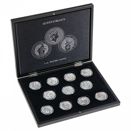 Leuchtturm - Presentation case for 11 Queen’s Beast silver coins (2 oz)