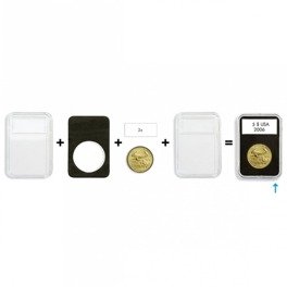 Leuchtturm - Square coin capsules Quickslab