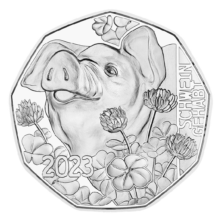 Lucky Pig 5 Euro Silver 2023