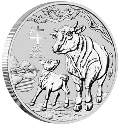 Lunar III: Jahr des Ochsen 5 oz Silber 2021