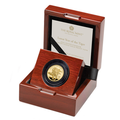 Lunar: Year of the Tiger 1/4 oz Gold 2022 Proof 