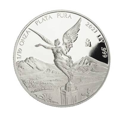 Mexikanische Libertad 1/10 oz Silber 2021 Proof