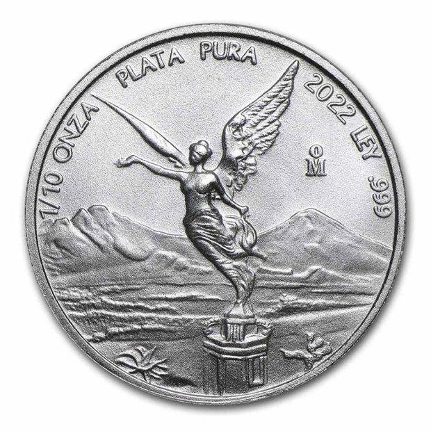 Mexikanische Libertad 1/10 oz Silber 2022